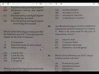 Video thumbnail for CSEC INFORMATION TECHNOLOGY PAPER 1 2023 JUNE #ITpaper1