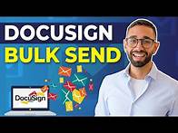 Video thumbnail for HOW TO BULK SEND DOCUSIGN Envelopes in 10 Min | via CSV OR ZAPIER