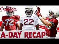 Video thumbnail for ALABAMA FOOTBALL RUMORS: More A-Day REACTIONS + Transfer Portal Position Targets