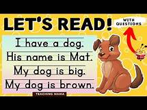 Video thumbnail for Let's Read! | Reading Comprehension | Kinder and Grade 1 | Teaching Mama