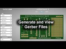 Video thumbnail for Generate PCB Gerber files using Eagle and Online Gerber Viewer by PCBWay, Gerber files with Eagle