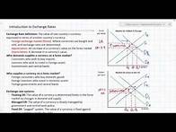 Video thumbnail for Introduction to Exchange Rates and Forex Markets