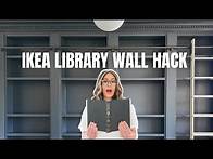 Video thumbnail for IKEA HACK: DIY Billy Bookcase Built-In Library Wall