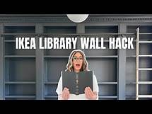 Video thumbnail for IKEA HACK: DIY Billy Bookcase Built-In Library Wall