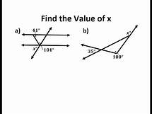 Video thumbnail for Find the Value of x