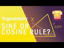 Video thumbnail for Sine Or Cosine Rule? | Trigonometry | Maths | FuseSchool