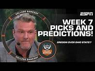 Video thumbnail for 🚨 WEEK 7 PREDICTIONS 🚨 Oregon over Ohio State? 👀 | College GameDay