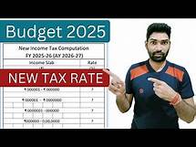Video thumbnail for New Income tax slab rate FY 2025 26 (AY 2026-27) in Budget 2025 | No income tax up to 12 lakh