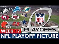Video thumbnail for NFL Playoff Picture: NFC & AFC Clinching Scenarios, Wild Card Standings Entering Week 17 Of 2023