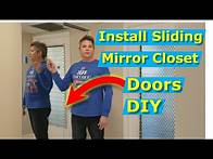 Video thumbnail for How to Install Sliding Mirror Closet Doors Instead of Bi-Fold