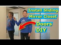 Video thumbnail for How to Install Sliding Mirror Closet Doors Instead of Bi-Fold