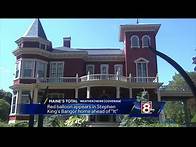 Video thumbnail for Red balloon appears in Stephen King's Bangor home
