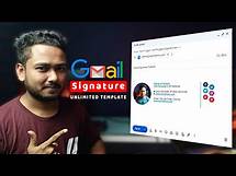 Video thumbnail for How to Create Gmail Signature with Image, Social Icons | Free Email Signature Templates