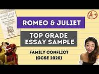 Video thumbnail for How does Shakespeare present the families' conflict in Romeo and Juliet? (TOP GRADE SAMPLE ESSAY)