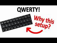 Video thumbnail for Why Are Keyboards in QWERTY Arrangement? Typewriters, Keyboards, and Typing Explained.