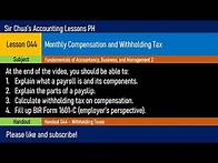 Video thumbnail for [FABM2] Lesson 044 - Monthly Compensation and Withholding Tax