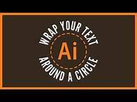 Video thumbnail for Wrap Text Around A Circle with Adobe Illustrator | Beginner Tutorial