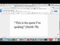 Video thumbnail for Parenthetical Citation