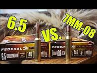 Video thumbnail for 6.5 Creedmoor vs. 7mm-08 Remington 140gr Federal Fusion Pork and Ballistics Gel Test