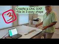 Video thumbnail for Create a CNC DXF file in 3 easy steps