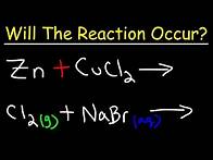Video thumbnail for Chemistry - Will The Reaction Occur?