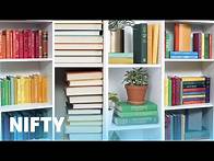 Video thumbnail for 9 Stylish Ways To Organize Your Bookshelf