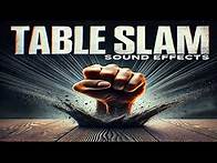 Video thumbnail for Table slam Sound Effects With Drawing