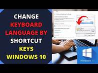 Video thumbnail for How to Change Keyboard Language by Shortcut Keys Windows 10
