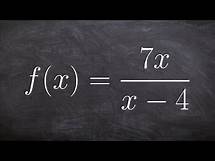 Video thumbnail for Learn how to find the vertical asymptote