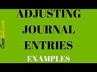 Video thumbnail for Adjusting Journal Entries | Examples