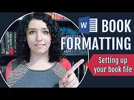 Video thumbnail for BOOK FORMATTING IN WORD | Setting up your book's pages and margins