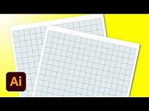 Video thumbnail for Create Your Own Graph Paper PDF Printable In Illustrator