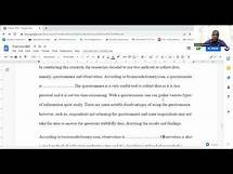 Video thumbnail for POB/POA SBA Tutorial | Methodology