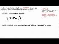 Video thumbnail for Grade 8 Math: Lesson 2.5 - Rates
