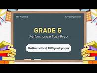 Video thumbnail for Grade 5 Mathematics Performance Task| PEP Practice