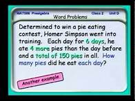 Video thumbnail for 12 - Solving Word Problems 2 - More Difficult Problems