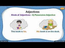Video thumbnail for Grade 6 English - Adjectives