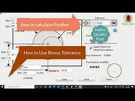 Video thumbnail for How to Calculate Position With Bonus Tolerance MMC and LMC condition