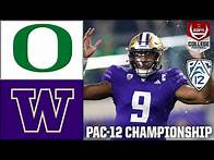 Video thumbnail for Pac-12 Championship Game: Oregon Ducks vs. Washington Huskies | Full Game Highlights