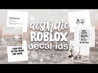 Video thumbnail for 30+ Aesthetic Bloxburg Decal Codes (Roblox)