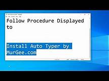Video thumbnail for Download and Install Auto Typer