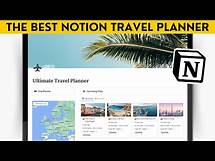 Video thumbnail for Ultimate Notion Travel Planner Template & Tutorial (Easy Travel Planning)