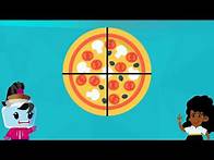 Video thumbnail for Understanding Halves and Fourths - 1st Grade Math (1.GA.3)