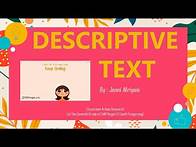 Video thumbnail for DESCRIPTIVE TEXT PowerPoint