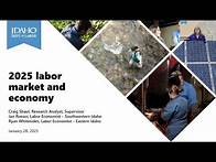 Video thumbnail for The 2025 Economic Outlook of Idaho's Labor Market Webinar