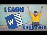 Video thumbnail for Microsoft Word Tutorial - Beginners Level 1
