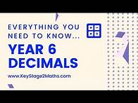 Video thumbnail for Year 6 Decimals - everything you need to know!