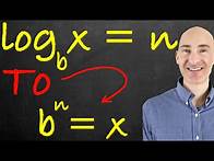 Video thumbnail for Rewriting Logs in Exponential Form