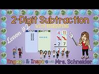 Video thumbnail for 2 Digit Subtraction With Regrouping Lesson #2