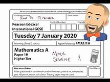 Video thumbnail for January 2020 1H Mark scheme (Edexcel IGCSE revision unofficial)